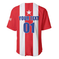 Custom Puerto Rico Football Baseball Jersey Go The Blue Hurricane