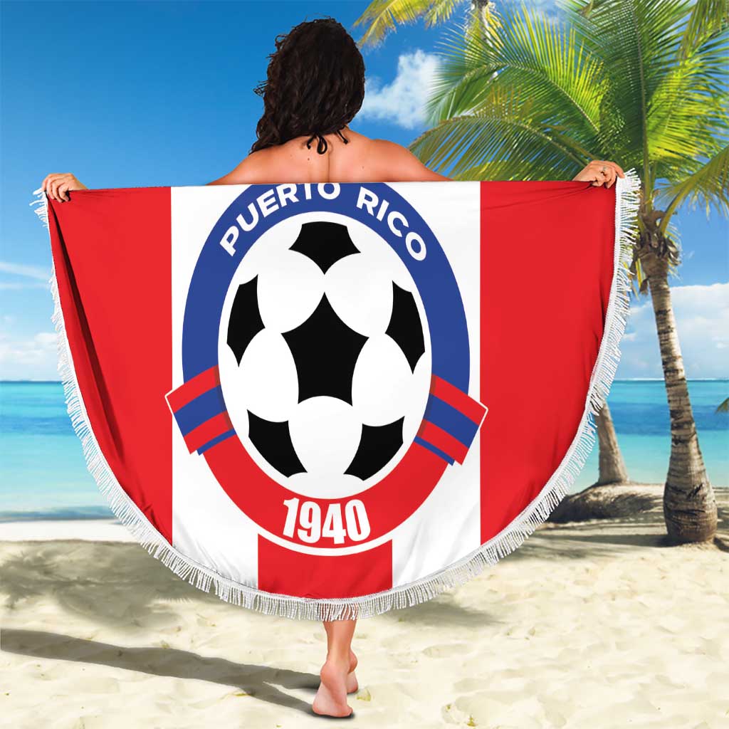 Puerto Rico Football Beach Blanket Go The Blue Hurricane