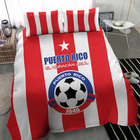 Puerto Rico Football Bedding Set Go The Blue Hurricane