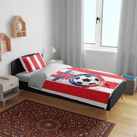 Puerto Rico Football Bedding Set Go The Blue Hurricane