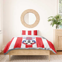 Puerto Rico Football Bedding Set Go The Blue Hurricane
