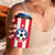 Custom Puerto Rico Football 4 in 1 Can Cooler Tumbler Go The Blue Hurricane