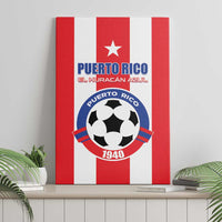 Puerto Rico Football Canvas Wall Art Go The Blue Hurricane