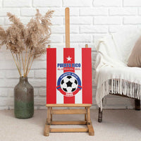 Puerto Rico Football Canvas Wall Art Go The Blue Hurricane