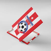 Puerto Rico Football Canvas Wall Art Go The Blue Hurricane