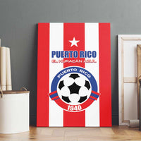 Puerto Rico Football Canvas Wall Art Go The Blue Hurricane