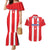 Custom Puerto Rico Football Couples Matching Mermaid Dress and Hawaiian Shirt Go The Blue Hurricane