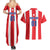 Custom Puerto Rico Football Couples Matching Summer Maxi Dress and Hawaiian Shirt Go The Blue Hurricane