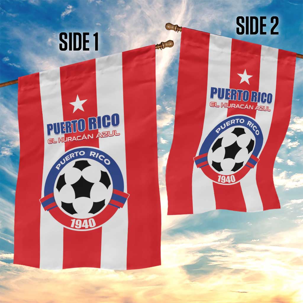 Puerto Rico Football Garden Flag Go The Blue Hurricane