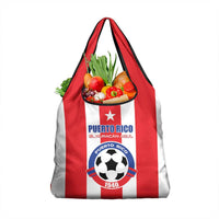 Puerto Rico Football Grocery Bag Go The Blue Hurricane