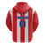 Custom Puerto Rico Football Hoodie Go The Blue Hurricane