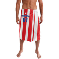 Custom Puerto Rico Football Lavalava Go The Blue Hurricane