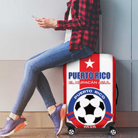 Puerto Rico Football Luggage Cover Go The Blue Hurricane