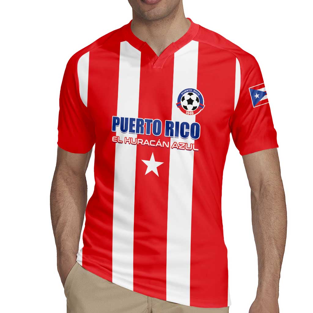 Custom Puerto Rico Football Rugby Jersey Go The Blue Hurricane