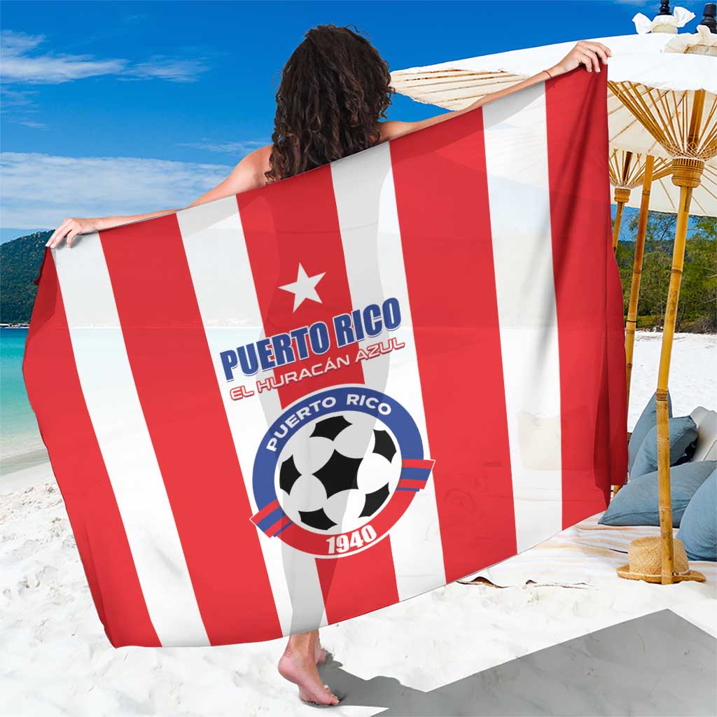 Puerto Rico Football Sarong Go The Blue Hurricane