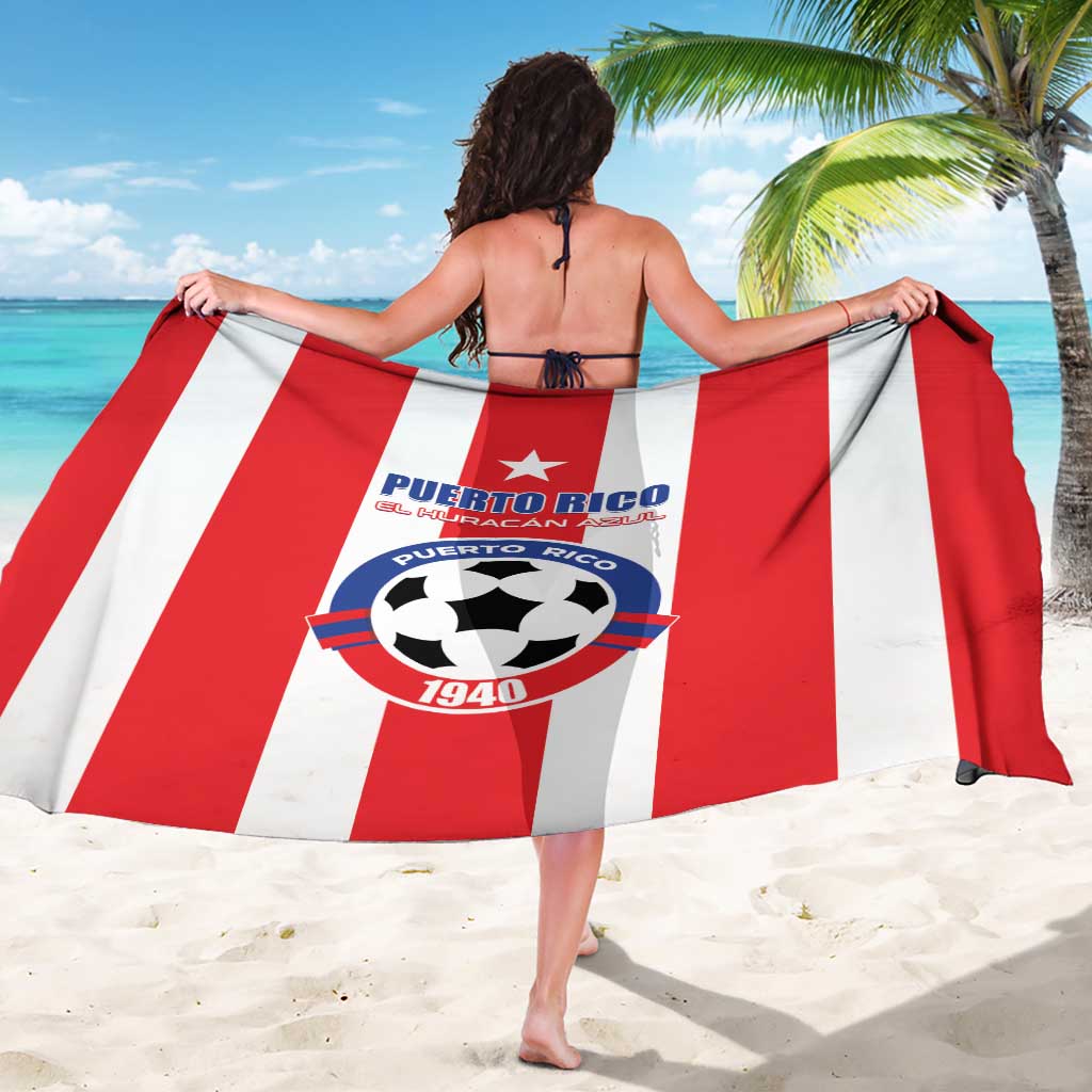 Puerto Rico Football Sarong Go The Blue Hurricane