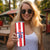 Custom Puerto Rico Football Skinny Tumbler Go The Blue Hurricane