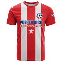 Custom Puerto Rico Football T Shirt Go The Blue Hurricane
