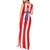 Custom Puerto Rico Football Tank Maxi Dress Go The Blue Hurricane