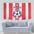 Puerto Rico Football Tapestry Go The Blue Hurricane