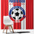 Puerto Rico Football Window Curtain Go The Blue Hurricane