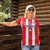 Custom Puerto Rico Football Women Polo Shirt Go The Blue Hurricane