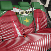 Suriname Football Back Car Seat Cover Go Sranankondre Fubal Pluga