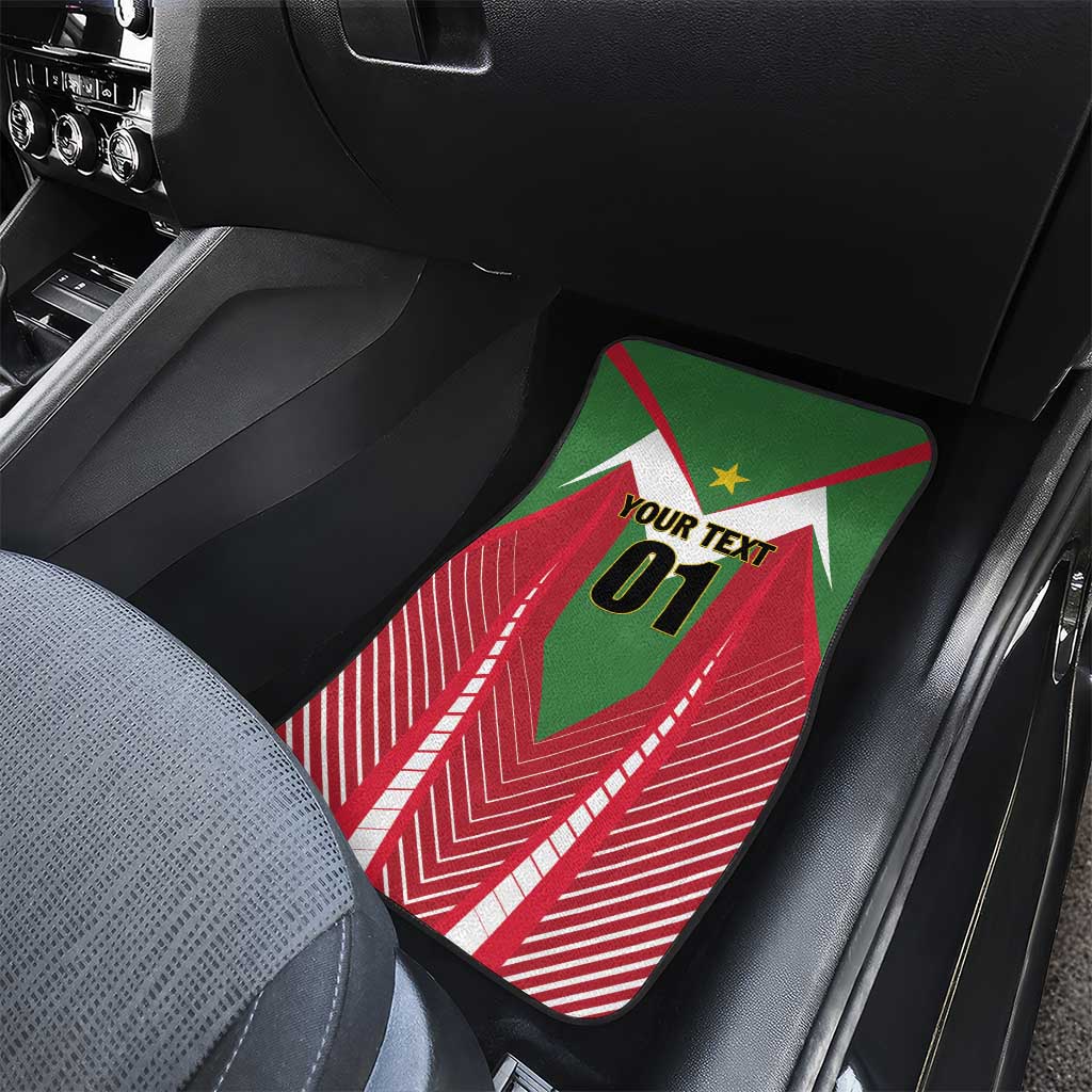 Suriname Football Car Mats Go Sranankondre Fubal Pluga