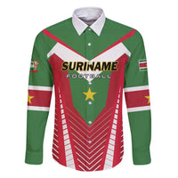 Custom Suriname Football Family Matching Long Sleeve Bodycon Dress and Hawaiian Shirt Go Sranankondre Fubal Pluga
