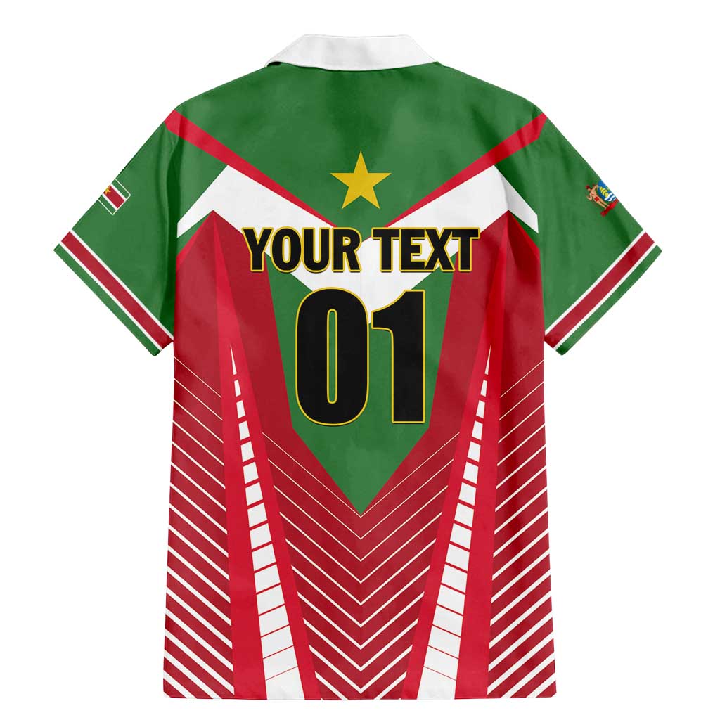 Custom Suriname Football Family Matching Mermaid Dress and Hawaiian Shirt Go Sranankondre Fubal Pluga