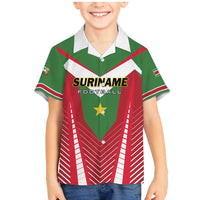 Custom Suriname Football Family Matching Mermaid Dress and Hawaiian Shirt Go Sranankondre Fubal Pluga