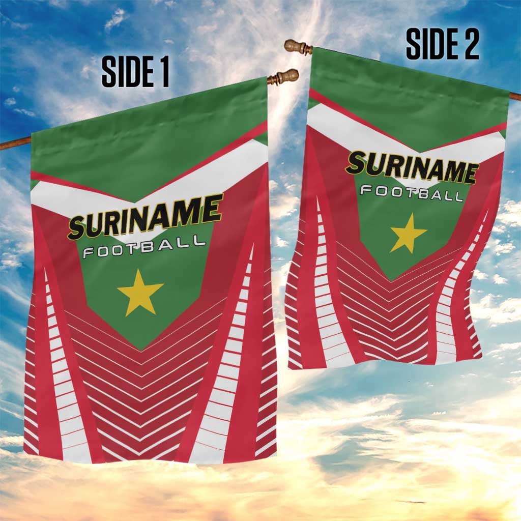 Suriname Football Garden Flag Go Sranankondre Fubal Pluga