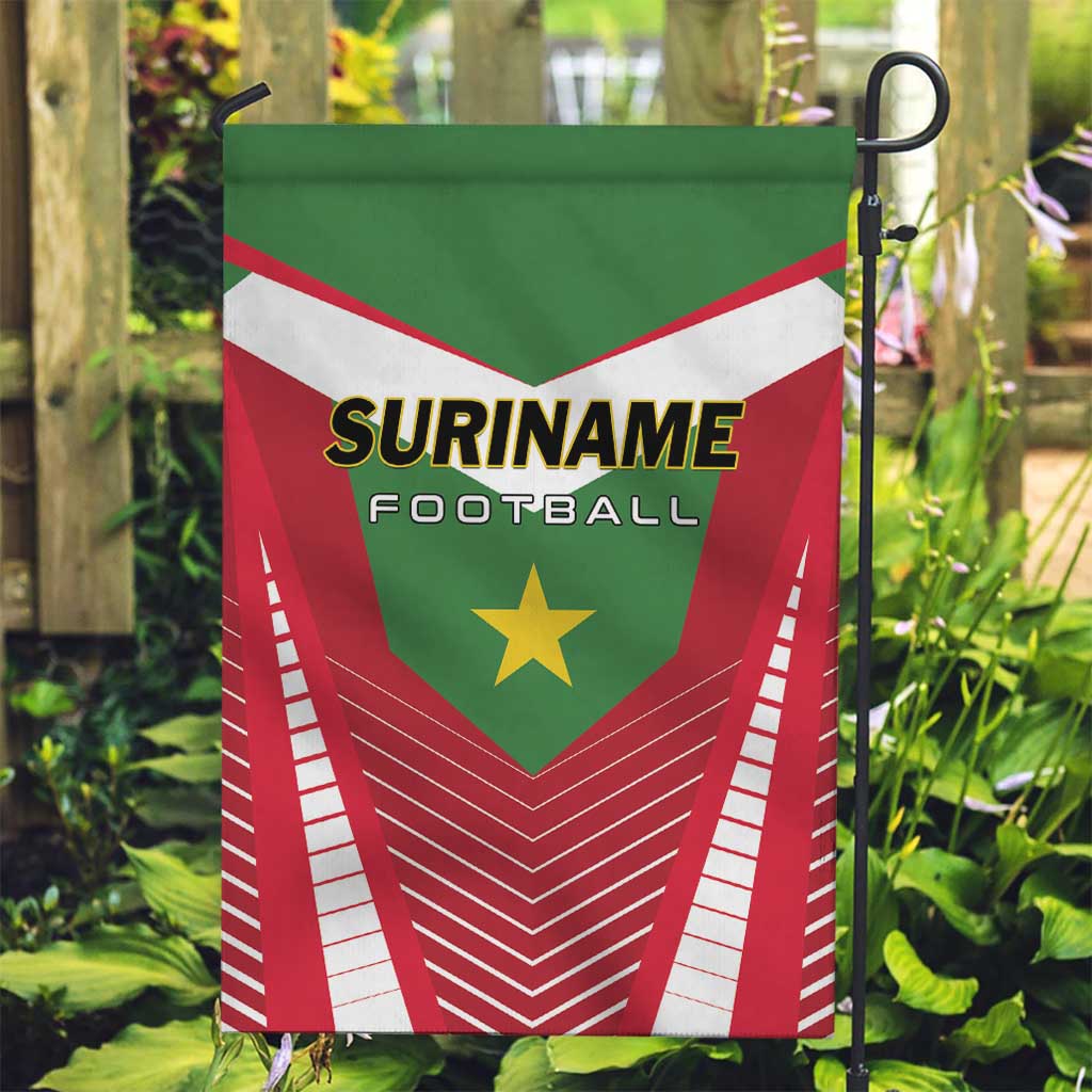 Suriname Football Garden Flag Go Sranankondre Fubal Pluga