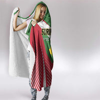 Suriname Football Hooded Blanket Go Sranankondre Fubal Pluga