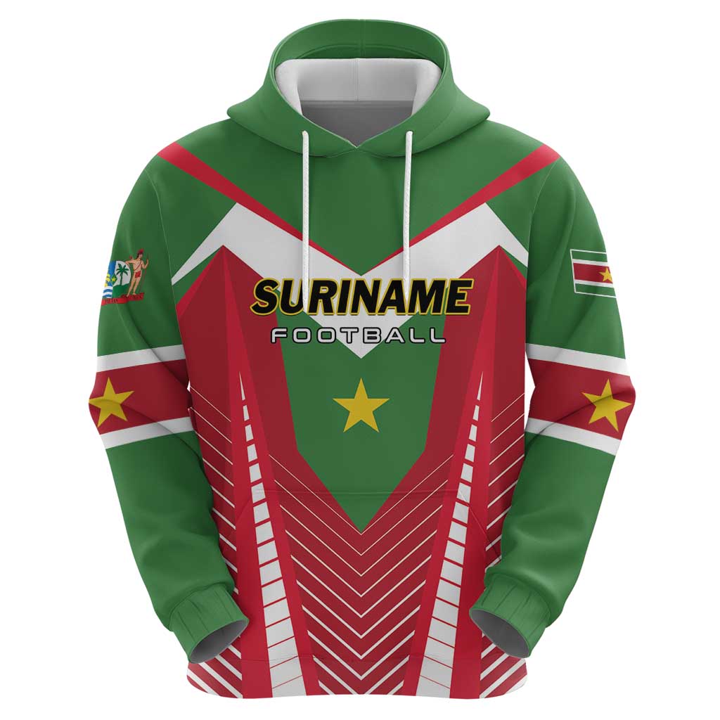 Custom Suriname Football Hoodie Go Sranankondre Fubal Pluga
