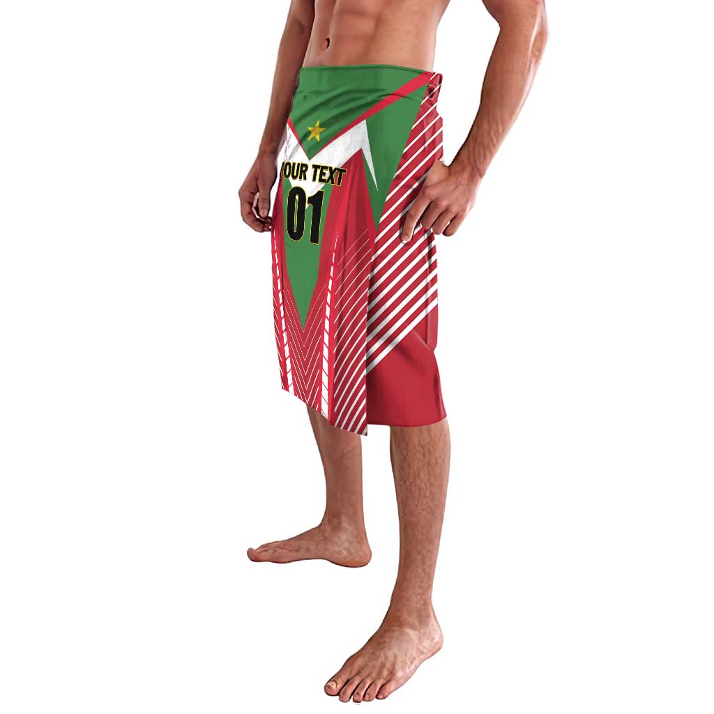 Custom Suriname Football Lavalava Go Sranankondre Fubal Pluga