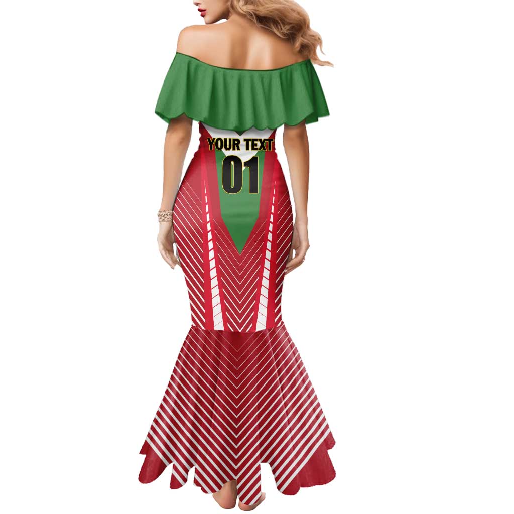 Custom Suriname Football Mermaid Dress Go Sranankondre Fubal Pluga