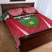Suriname Football Quilt Bed Set Go Sranankondre Fubal Pluga