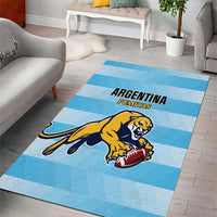 Rugby Argentina Area Rug Pumitas Go Champions