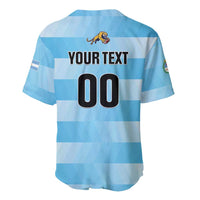 Custom Rugby Argentina Baseball Jersey Pumitas Go Champions