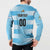 Custom Rugby Argentina Button Sweatshirt Pumitas Go Champions