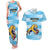Custom Rugby Argentina Couples Matching Tank Maxi Dress and Hawaiian Shirt Pumitas Go Champions
