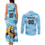Custom Rugby Argentina Couples Matching Tank Maxi Dress and Long Sleeve Button Shirt Pumitas Go Champions