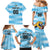 Custom Rugby Argentina Family Matching Mermaid Dress and Hawaiian Shirt Pumitas Go Champions