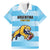 Custom Rugby Argentina Family Matching Mermaid Dress and Hawaiian Shirt Pumitas Go Champions