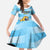 Custom Rugby Argentina Family Matching Off The Shoulder Long Sleeve Dress and Hawaiian Shirt Pumitas Go Champions
