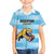Custom Rugby Argentina Family Matching Off Shoulder Short Dress and Hawaiian Shirt Pumitas Go Champions