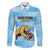 Custom Rugby Argentina Family Matching Short Sleeve Bodycon Dress and Hawaiian Shirt Pumitas Go Champions