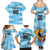 Custom Rugby Argentina Family Matching Summer Maxi Dress and Hawaiian Shirt Pumitas Go Champions
