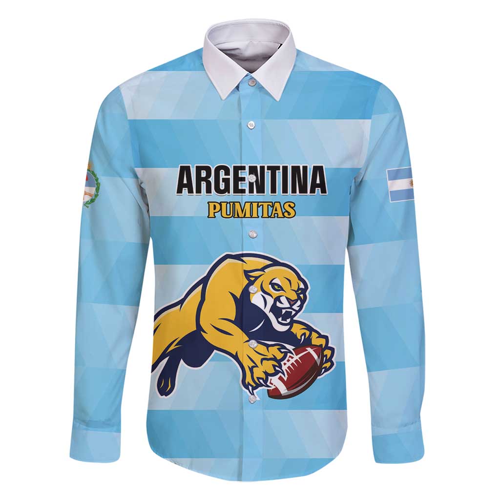 Custom Rugby Argentina Family Matching Summer Maxi Dress and Hawaiian Shirt Pumitas Go Champions